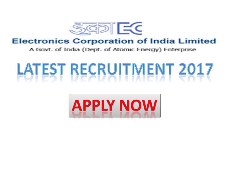 ECIL Recruitment Central Govt Jobs Vacancy in Telangana.