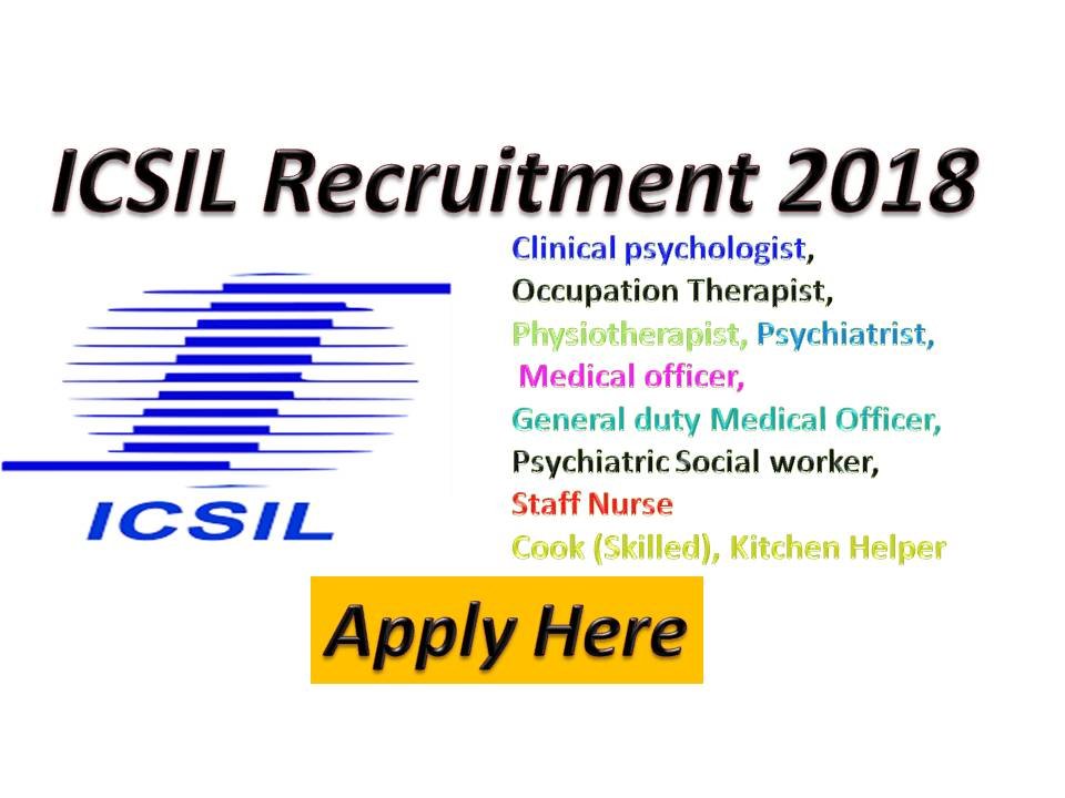 ICSIL Recruitment for Staff Nurse vacancy 2018 in New Delhi