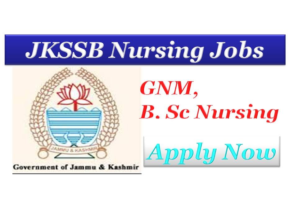 JKSSB Recruitment 2018 for Staff Nurse Posts in Health and Family Welfare