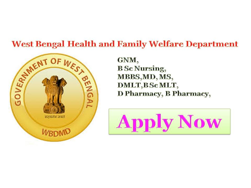 NHM West Bengal Govt Jobs for Staff Nurse Vacancy 2018