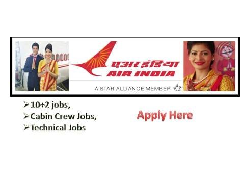 Air India Recruitment for latest Central Govt jobs for 10+2 Technical job