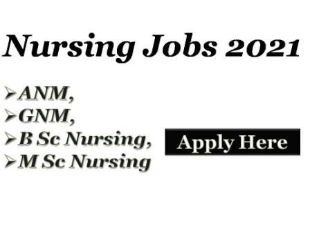 NHM Staff Nurse Recruitment for M Sc  BSc GNM ANM Jobs