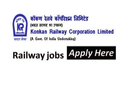 Konkan Railway Corporation Limited, Railway jobs Railway recruitment,