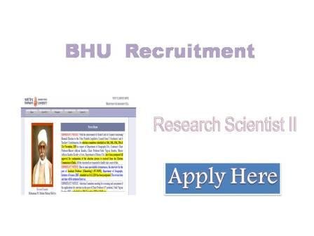 Bhu Recruitment 2021 Noda officer institute of medical sciences Banaras Hindu university Varanasi in purely contract basis