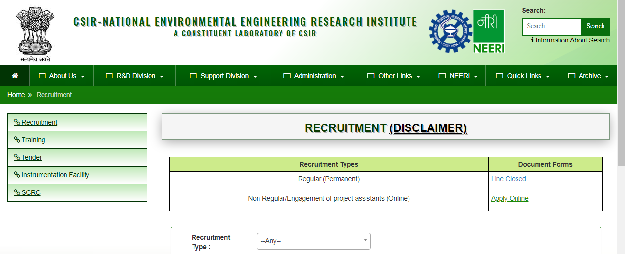 CSIR Recruitment For B Sc M Sc B E B Tech At Hyderabad Telangana