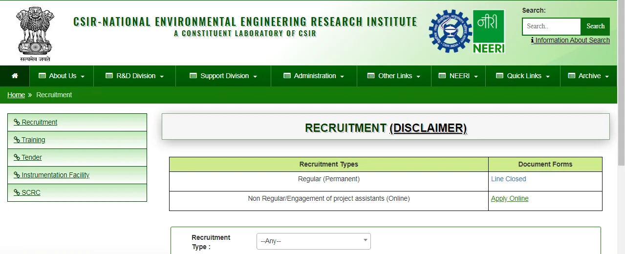 CSIR Recruitment for B Sc M Sc B E B Tech at Hyderabad Telangana