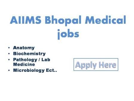 AIIMS Bhopal Medical jobs 2022 All India Institute of Medical Sciences, Bhopal Walk-in-Interview is scheduled for Tutors