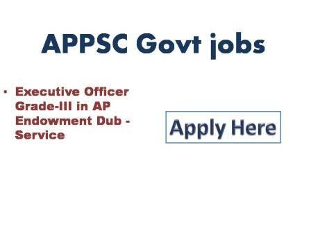 APPSC Govt jobs 2022 Andhra Pradesh Public service commission. Vijayawada The applicant who desires to apply for the above post
