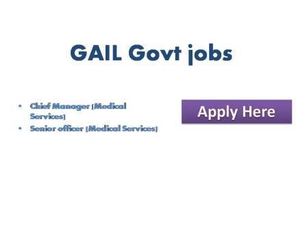 GAIL Govt jobs 2022