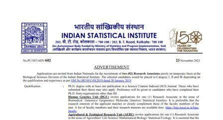 Indian Statistical Institute