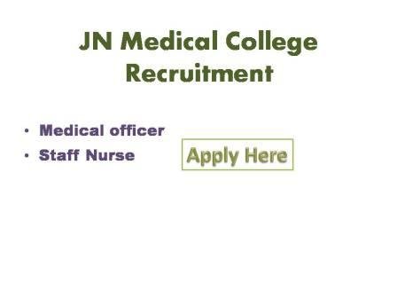 JN Medical College Recruitment 2021 Medical jobs+