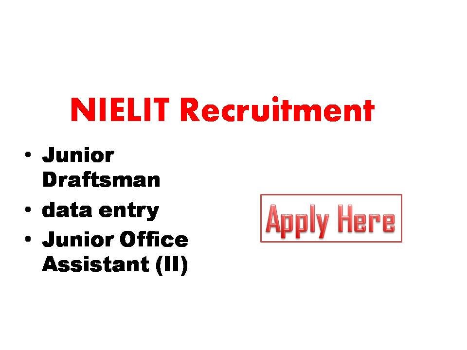 NIELIT Recruitment 2021 National Institute of Electronics & Information Technology Shimla job for  Junior Draftsman 