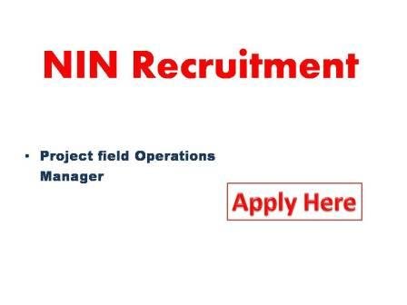 NIN Recruitment 2022