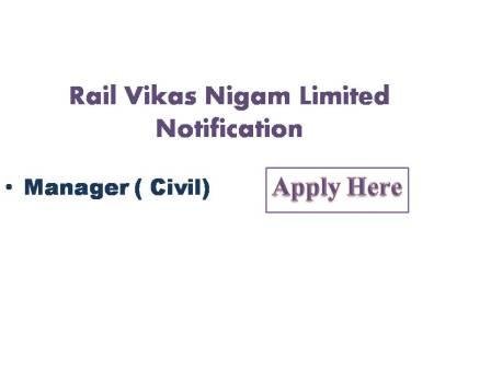 Rail Vikas Nigam Limited Notification 2021