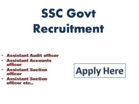 SSC Govt recruitment 2022