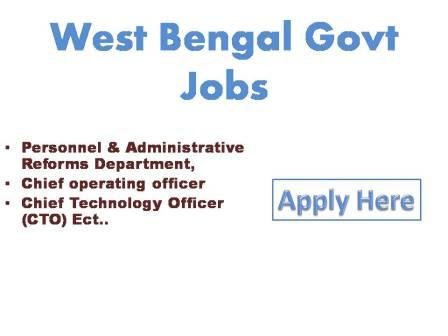 West Bengal Govt Jobs 2022