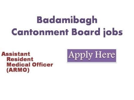 Badamibagh Cantonment Board jobs 2022 Application is invited from eligible Indian citizens/ candidates for the under-mentioned
