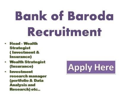 Bank of Baroda Recruitment 2022