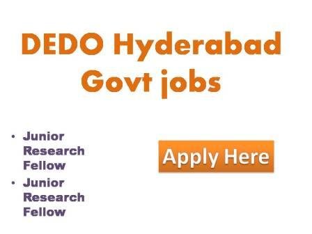 DEDO Hyderabad Govt jobs 2022RCMA (Missiles CEMILAC, DRDO, MIN of Deffernver C/o DRDO Campus , PO Kanchanbagh hydride 