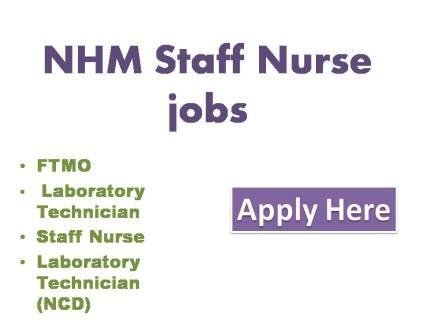 NHM Staff Nurse jobs 2022