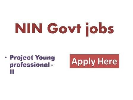 NIN Govt jobs 2022