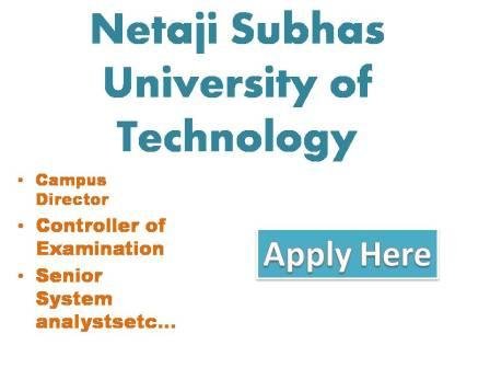 Netaji Subhas University of Technology 2022 Netaji Subhas University of Technology A State university Undetr Deljhi Act