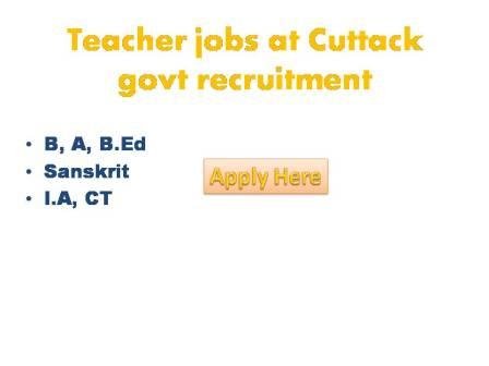 Teaching Jobs Cuttack