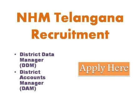NHM Telangana Recruitment 2022