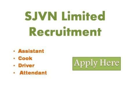 SJVN Limited Recruitment 2022