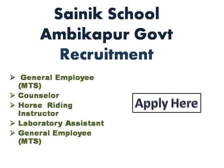 Sainik School Chandrapur Recruitment 2022