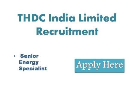 THDC India Limited Recruitment 2022