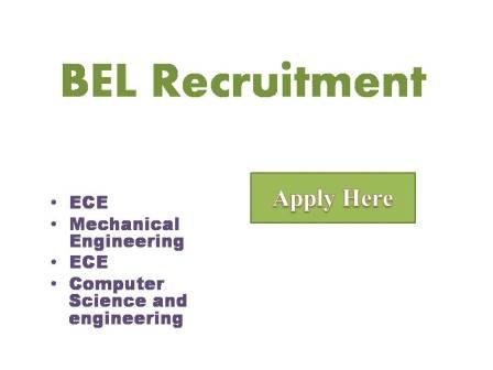 BEL Recruitment 2022