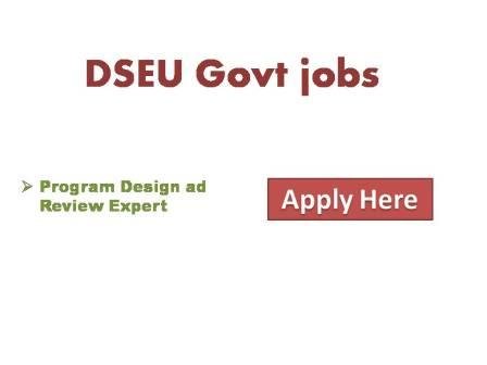 DSEU Govt jobs 2022