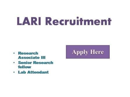 LARI Recruitment 2022 in Delhi Division of plant PAthology ICAR - Indian Agricultural Research Institute New Delhi Application are invited
