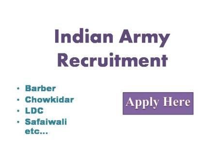 Indian Army Recruitment 2022 Command Hospital, Eastern Command Direct recruitment of Civilian Group "C" in AMC units