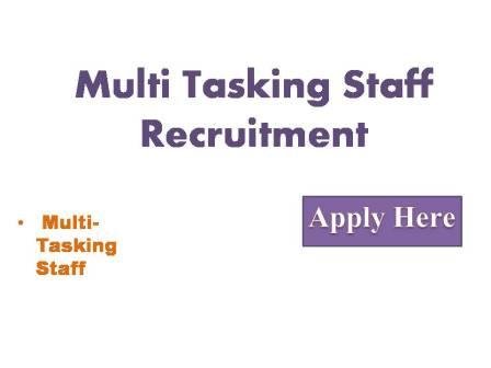 Multi Tasking Staff Recruitment 2022