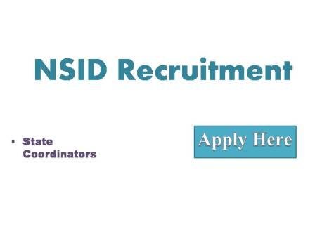 NSID Recruitment 2022