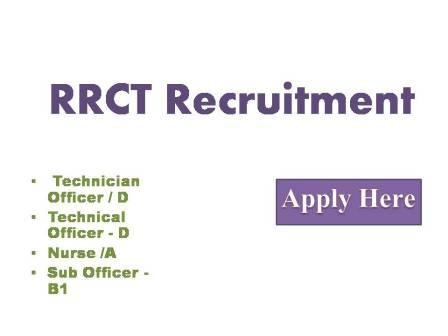 RRCT Recruitment 2022