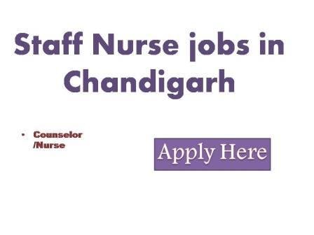 Staff Nurse jobs in Chandigarh 2022