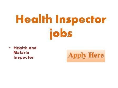 Health Inspector jobs 2022