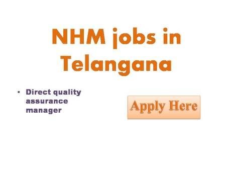 NHM jobs in Telangana 2022