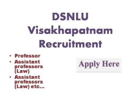 DSNLU Visakhapatnam Recruitment 2022