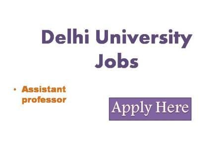 Admin Jobs In Delhi University