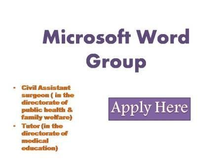 Microsoft Word Group 1 Notification