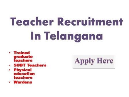Teacher Recruitment In Telangana