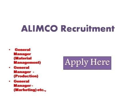 ALIMCO Recruitment 2022 Artificial limbs manufacturing corporation of India (ALIMCO) A CPSU working under the department