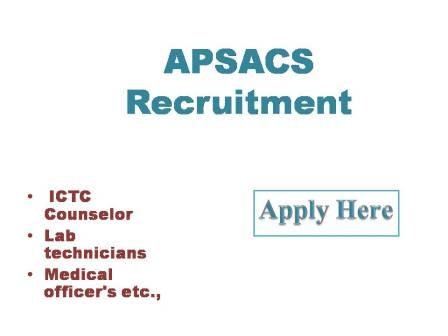 APSACS Recruitment 2022