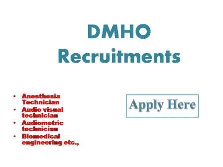 DMHO  Recruitment 2022