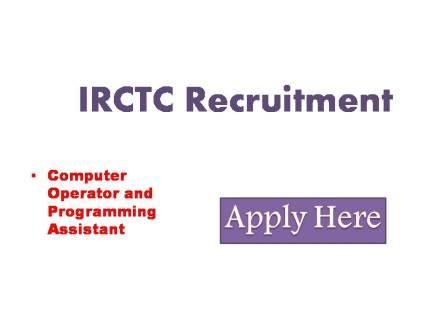 IRCTC Recruitment 2022