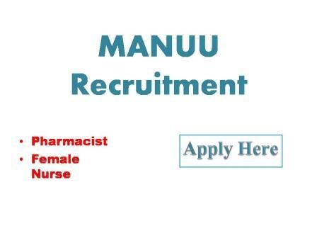 MANUU Recruitment 2022